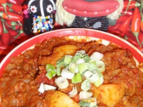 ジャガ芋と挽き肉のXO醤カレー